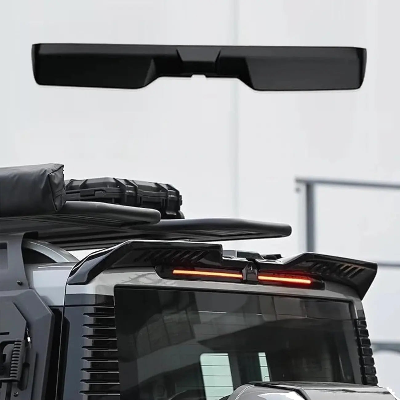 Jetour T2 (25-On) Gloss Black Expedition Style Roof Spoiler Max Motorsport