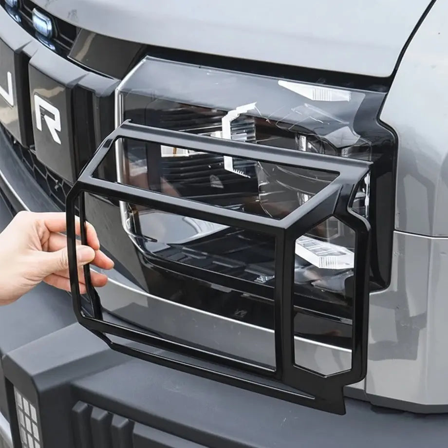 Jetour T2 (25-On) Gloss Black Headlight Guard Trim Max Motorsport