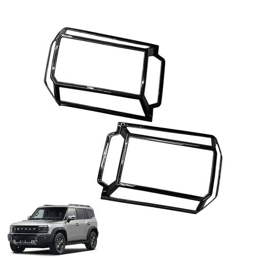 Jetour T2 (25-On) Gloss Black Headlight Guard Trim Max Motorsport