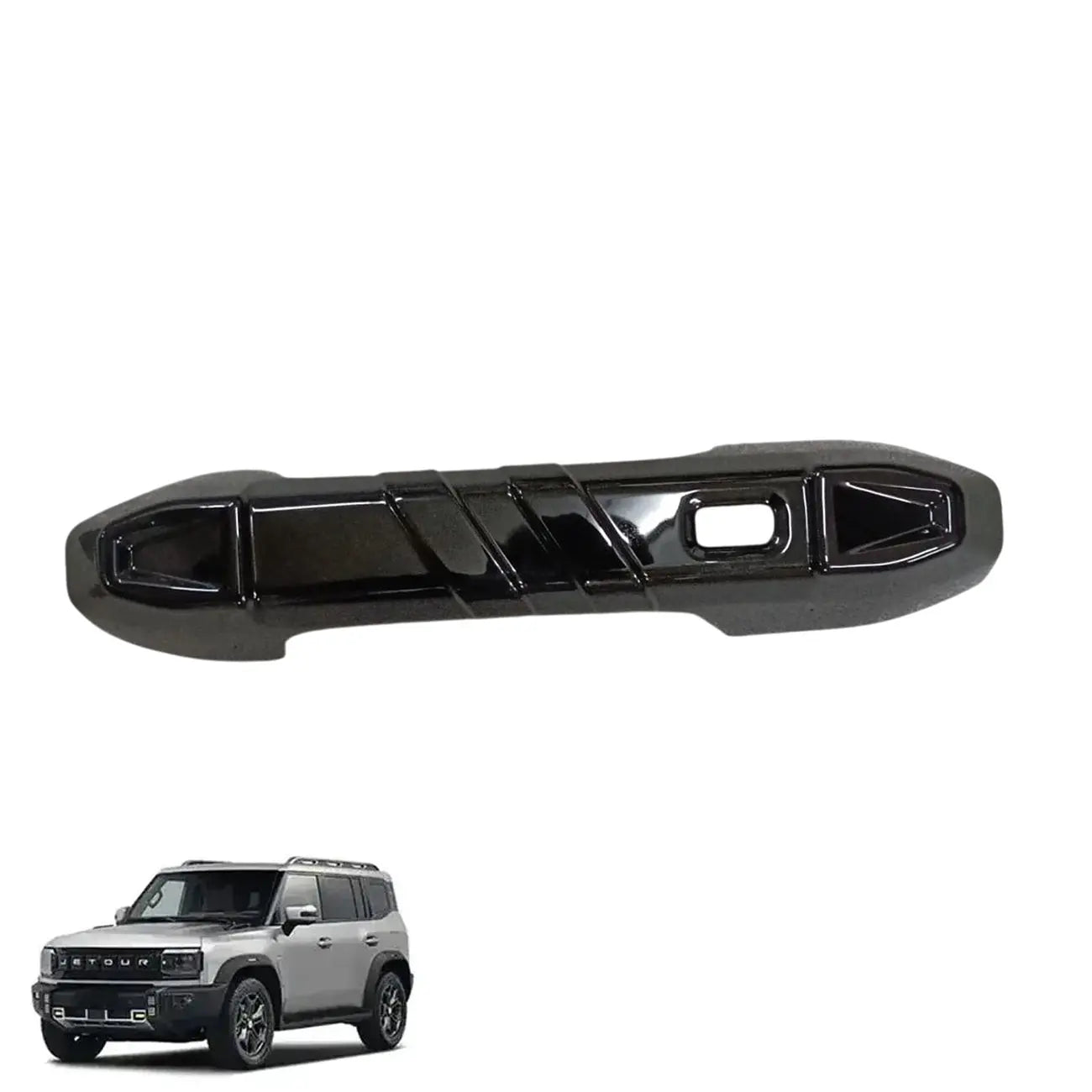 Jetour T2 (25-On) Gloss Black Rear Tailgate Door Handle Cover Max Motorsport