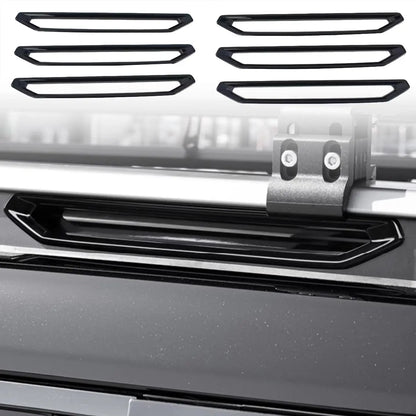 Jetour T2 (25-On) Gloss Black Roof Rack Trim & Tow Hook Cover Set Max Motorsport