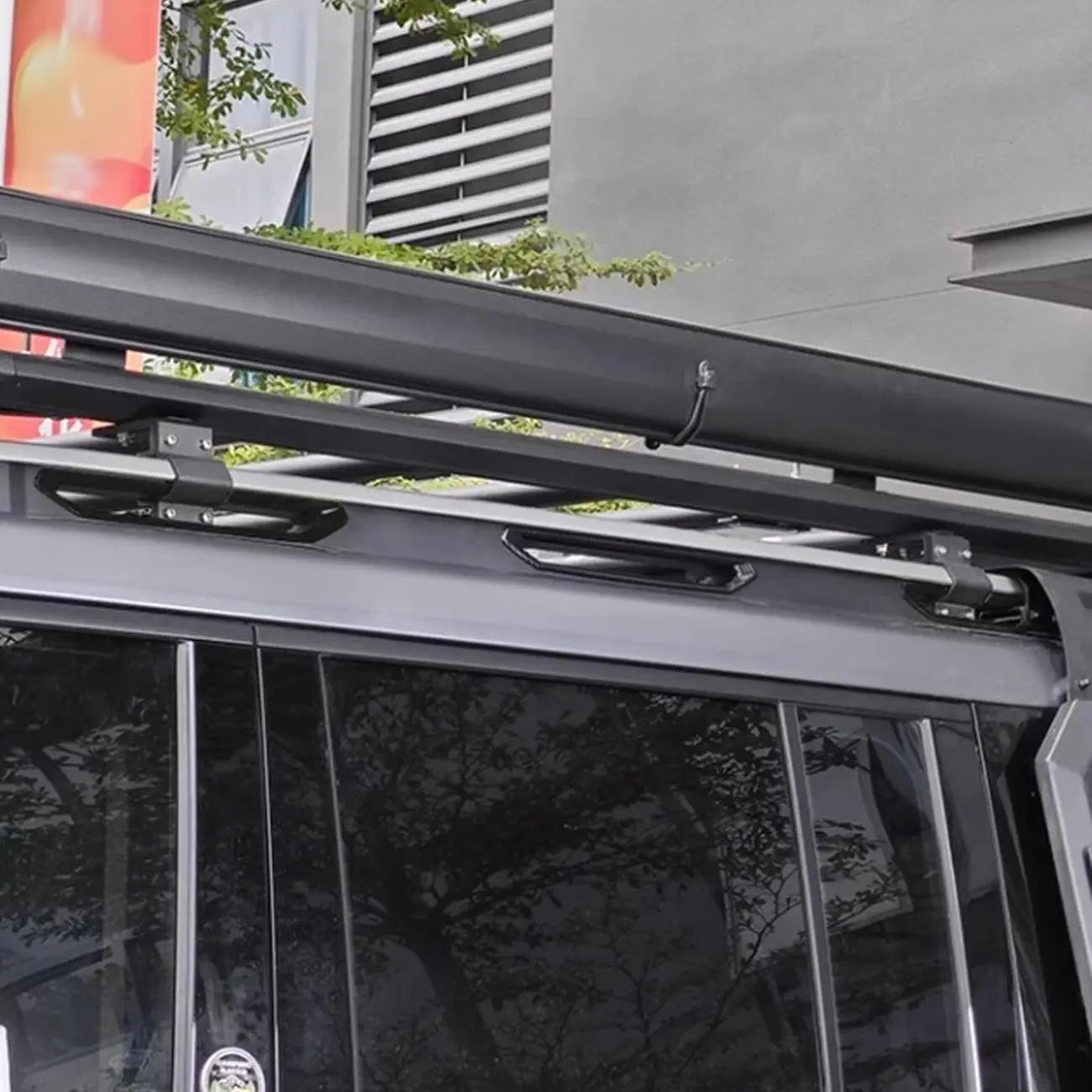Jetour T2 (25-On) Gloss Black Roof Rack Trim & Tow Hook Cover Set Max Motorsport