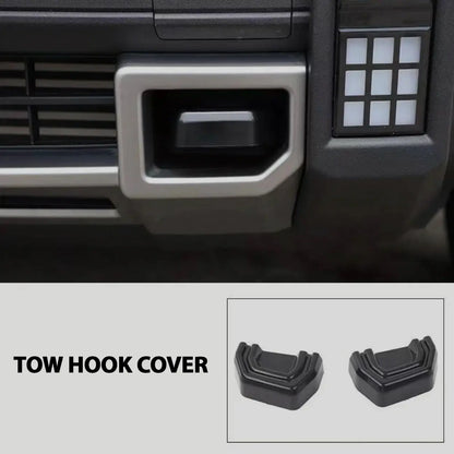 Jetour T2 (25-On) Gloss Black Roof Rack Trim & Tow Hook Cover Set Max Motorsport