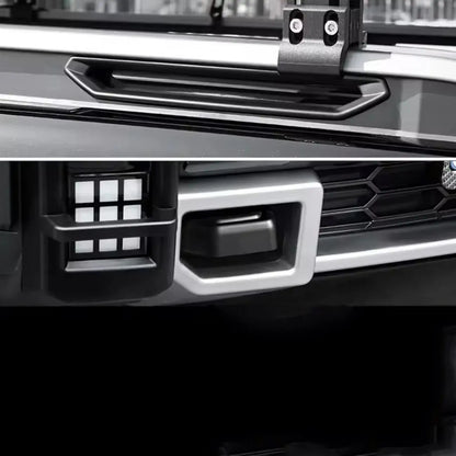 Jetour T2 (25-On) Gloss Black Roof Rack Trim & Tow Hook Cover Set Max Motorsport
