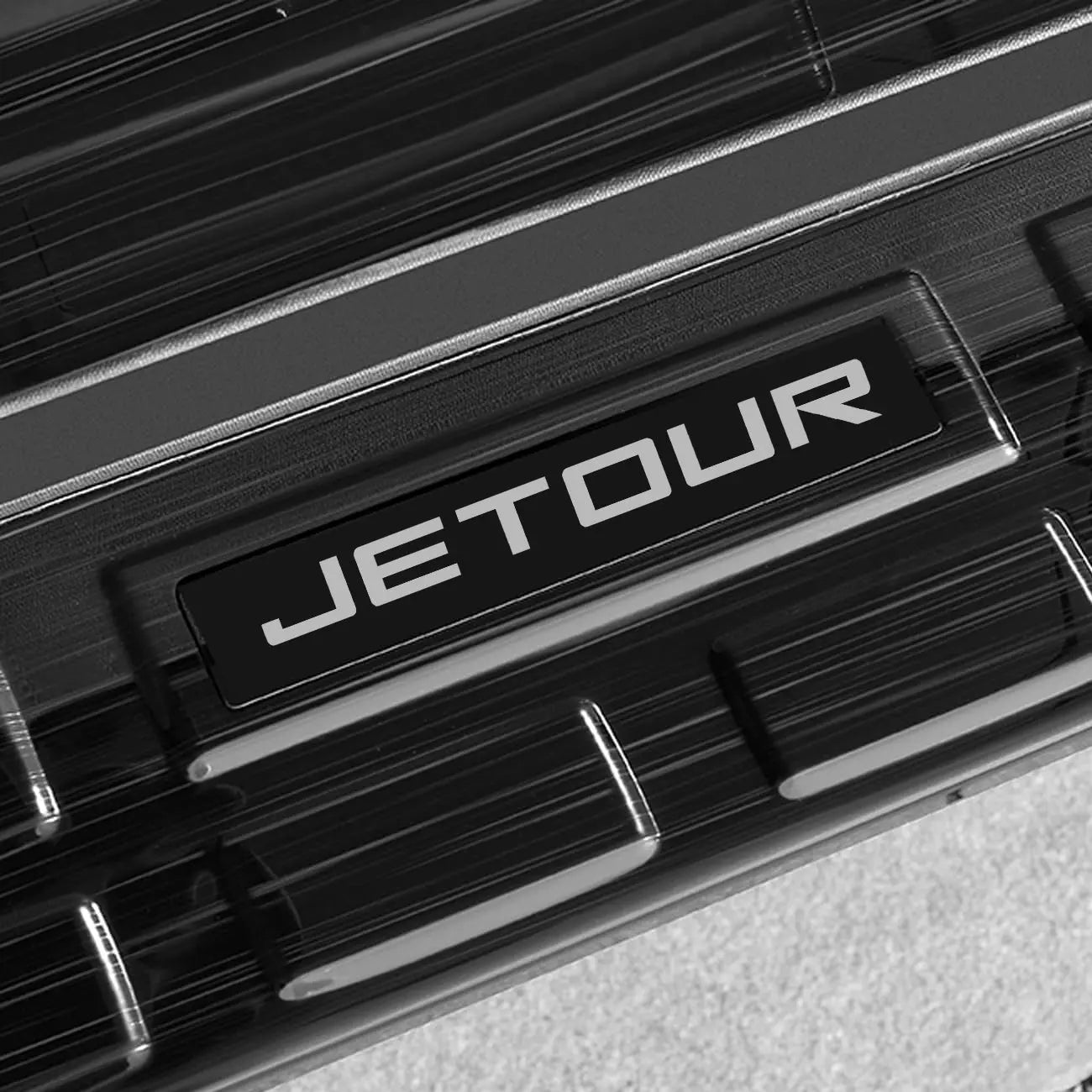 Jetour T2 (25-On) Gloss Black Stick-On Aluminium Side Step Covers Max Motorsport