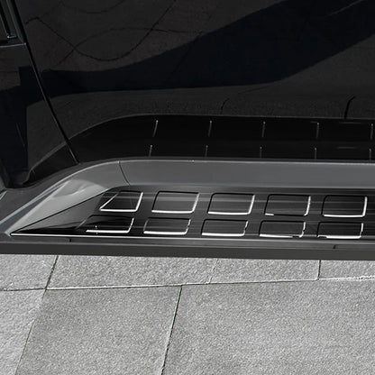 Jetour T2 (25-On) Gloss Black Stick-On Aluminium Side Step Covers Max Motorsport