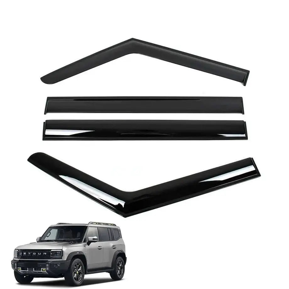 Jetour T2 (25-On) Gloss Black Windshield (4-Piece) Max Motorsport