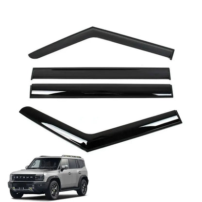 Jetour T2 (25-On) Gloss Black Windshield (4-Piece) Max Motorsport