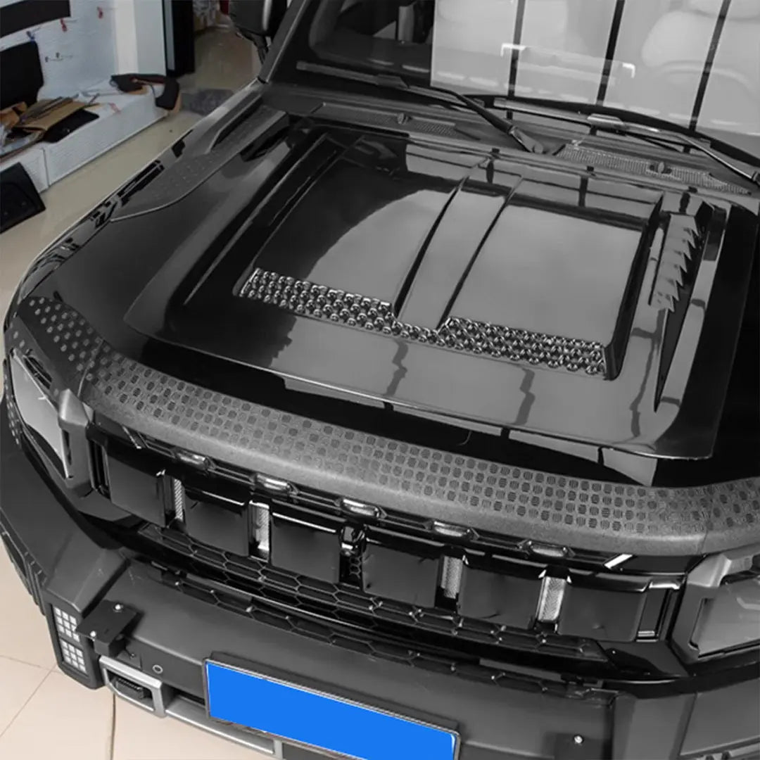 Jetour T2 (25-On) Matte Black 3-Piece Stick-On Bonnet Guard Max Motorsport