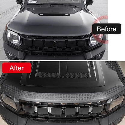Jetour T2 (25-On) Matte Black 3-Piece Stick-On Bonnet Guard Max Motorsport