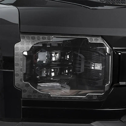 Jetour T2 (25-On) Matte Black Headlight Guard Trim - Type A Max Motorsport