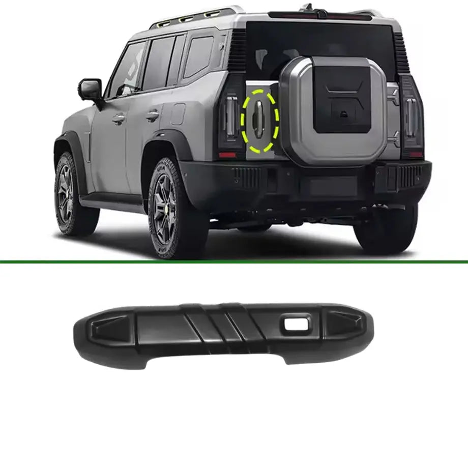 Jetour T2 (25-On) Matte Black Rear Tailgate Door Handle Cover Max Motorsport