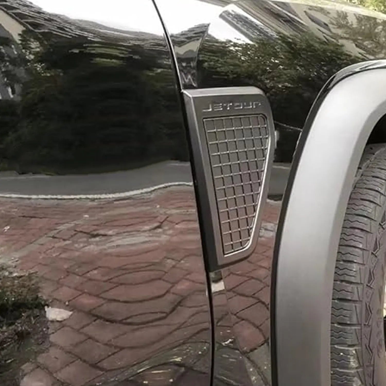 Jetour T2 (25-On) Matte Black Side Fender Cover - Type A Max Motorsport