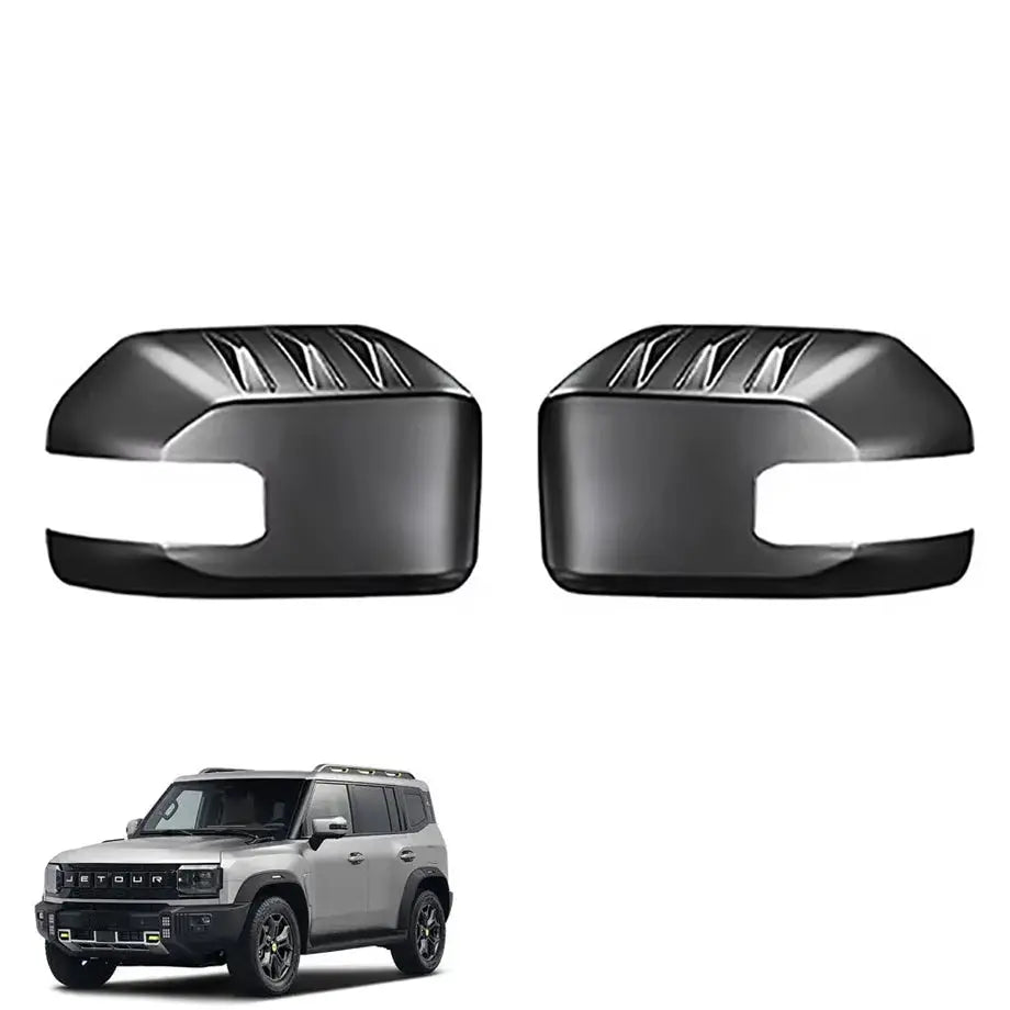 Jetour T2 (25-On) Matte Black Stick-On Mirror Covers Max Motorsport