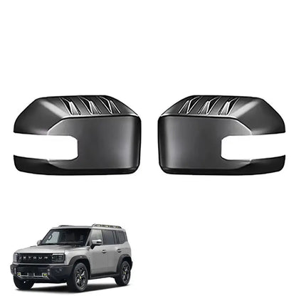 Jetour T2 (25-On) Matte Black Stick-On Mirror Covers Max Motorsport