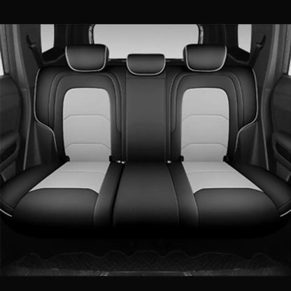 Jetour T2 (25-On) Premium Luxury Car Seat Covers - Front & Rear Full Set (Black & Grey) Max Motorsport