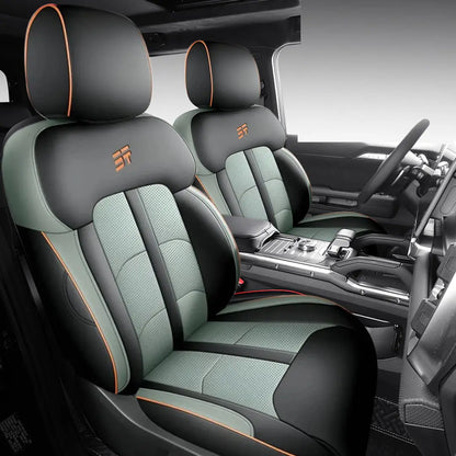 Jetour T2 (25-On) Premium Luxury Car Seat Covers - Front & Rear Full Set (Grey) Max Motorsport