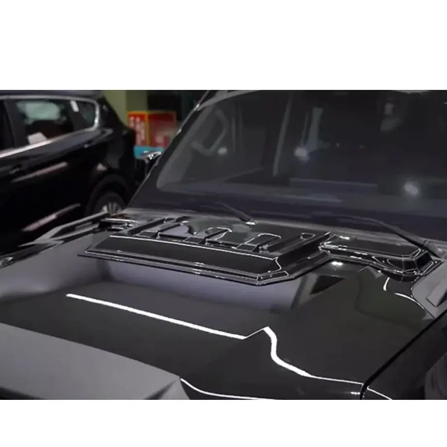 Jetour T2 (25-On) Raptor Style Gloss Black Plastic Hood Scoop Max Motorsport