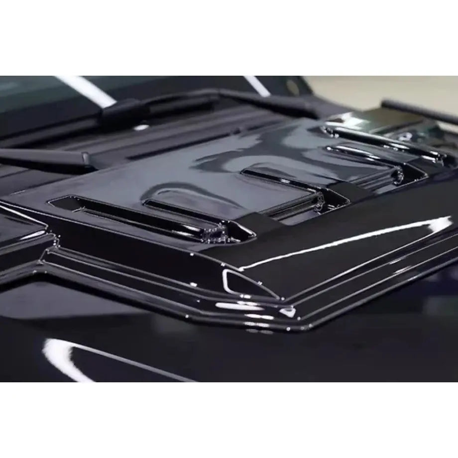 Jetour T2 (25-On) Raptor Style Gloss Black Plastic Hood Scoop Max Motorsport