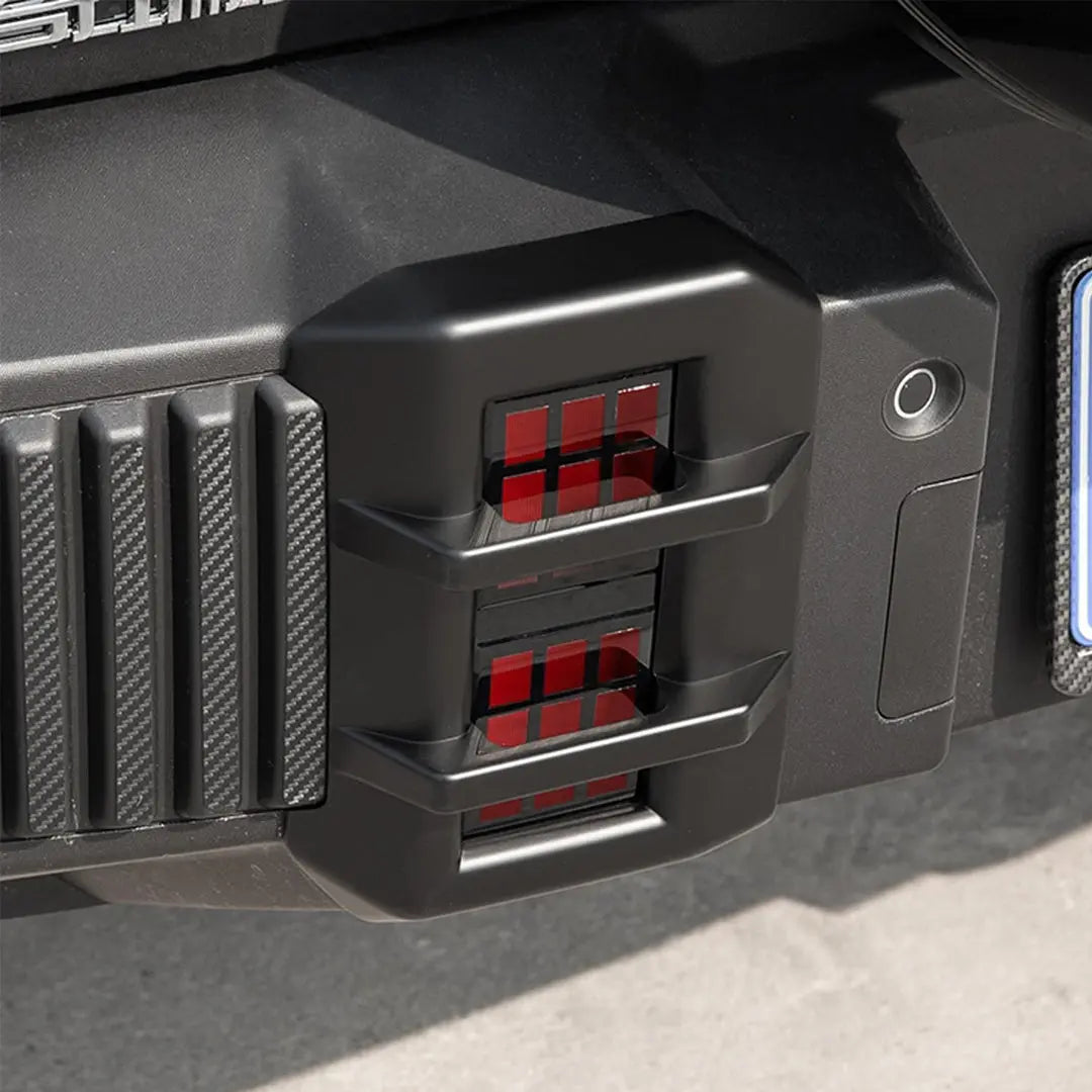 Jetour T2 (25-On) Rear DRL Covers Matt Black Max Motorsport