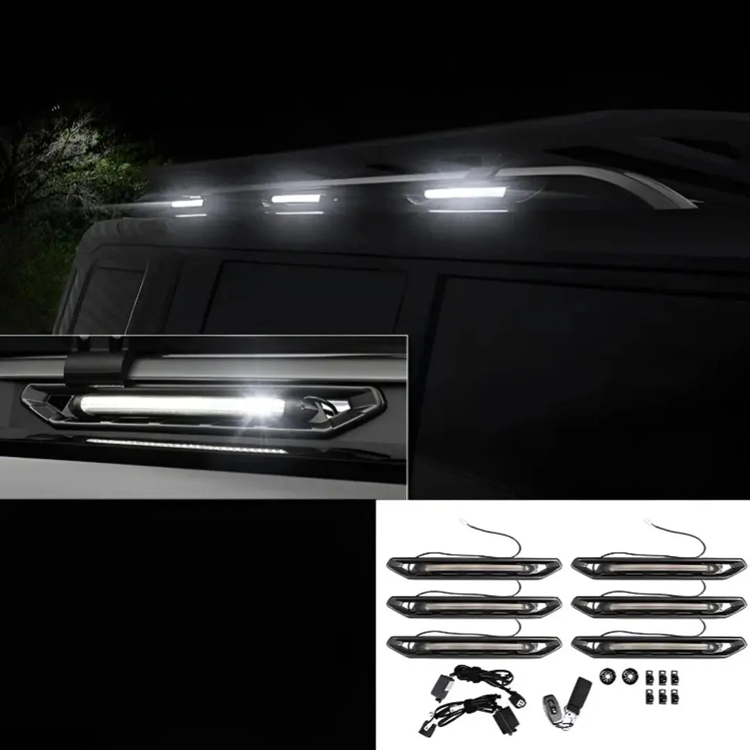 Jetour T2 (25-On) Side Roof Rail LED Light Upgrade Kit With Remote Max Motorsport