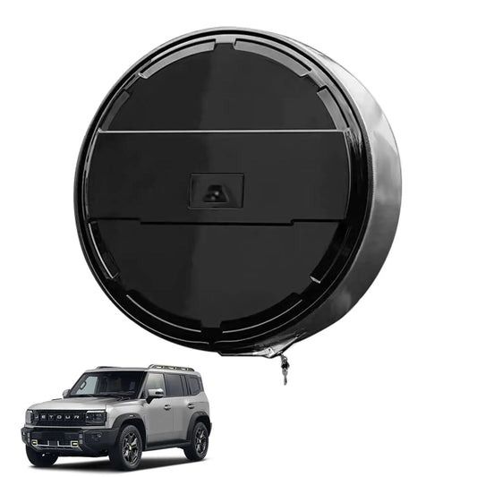 Jetour T2 (25-On) Urban Edition Stainless Steel Spare Wheel Cover With Built In Lock Max Motorsport