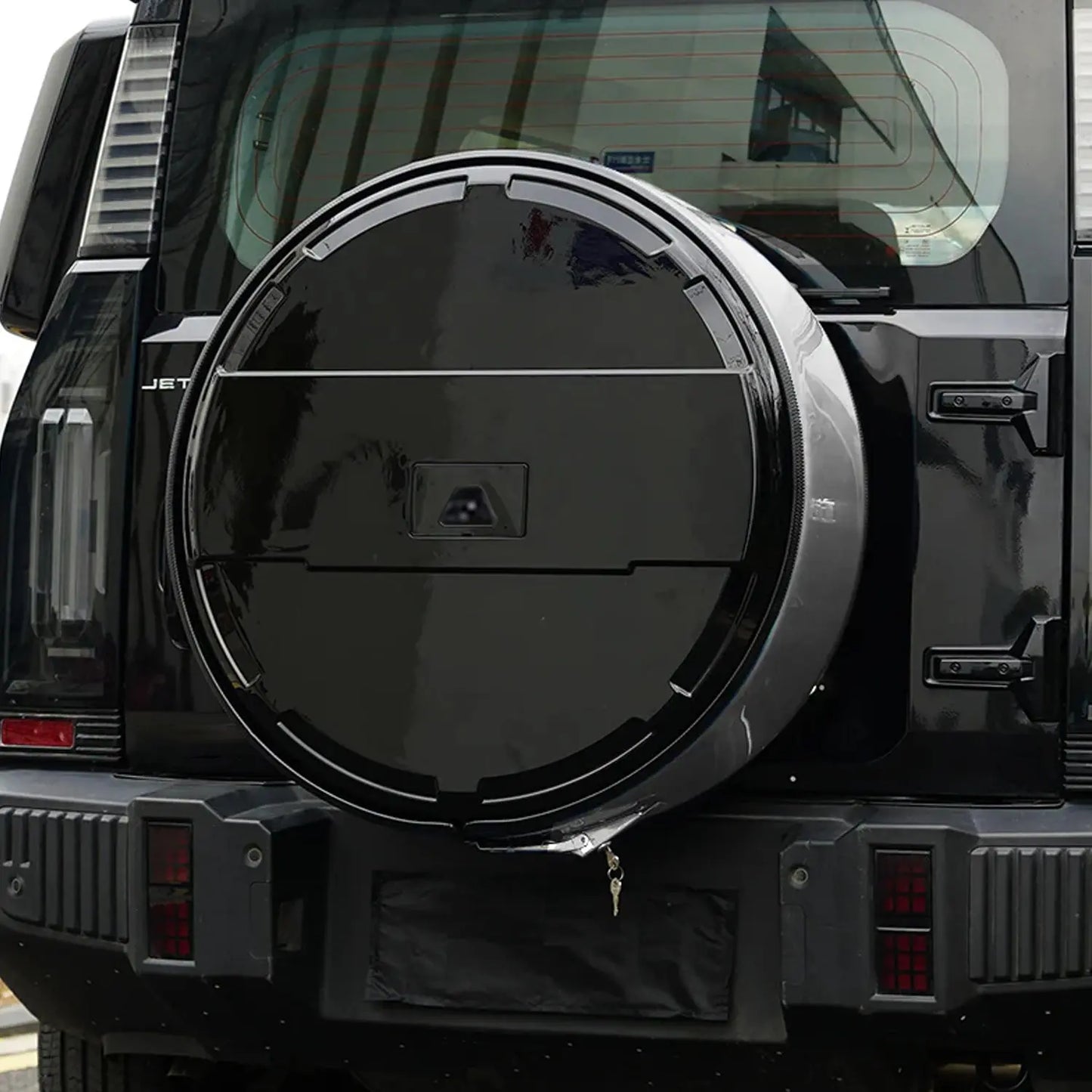 Jetour T2 (25-On) Urban Edition Stainless Steel Spare Wheel Cover With Built In Lock Max Motorsport