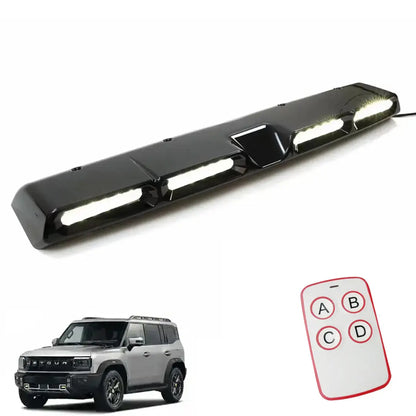 Jetour T2 (25-On) Urban Series Gloss Black 4-Pod LED Roof Light With Remote Max Motorsport