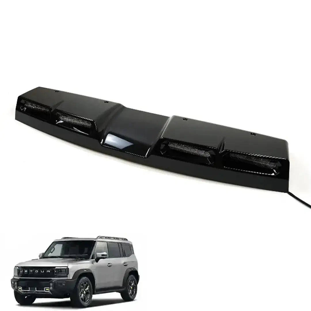 Jetour T2 (25-On) Urban Series Gloss Black 4-Pod LED Roof Light With Remote Max Motorsport