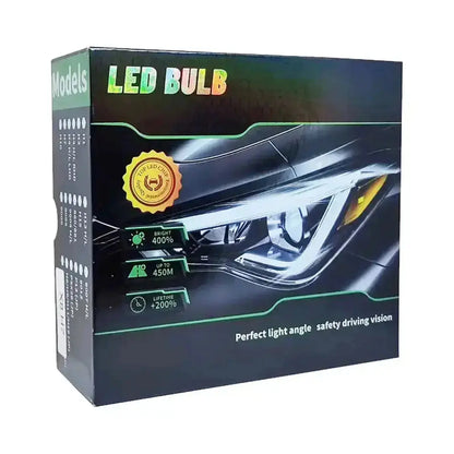 K14 3-Colour LED Canbus Bulbs With Strobe Function & Wireless Remote - H11 Max Motorsport