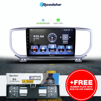 Kia Sportage (18-21) - 9 Inch Roadstar Android Multimedia Unit + FREE Number Plate Camera (Copy) Roadstar