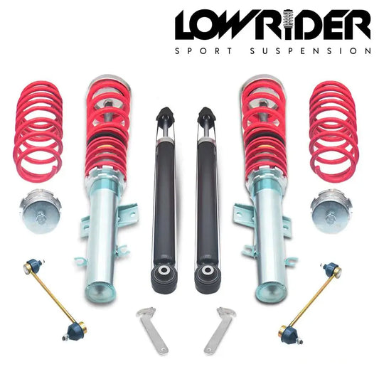 Lowrider Coilover Kit (Height Adjustable) - VW Polo 9N3 (05-09) Lowrider Sport Suspension