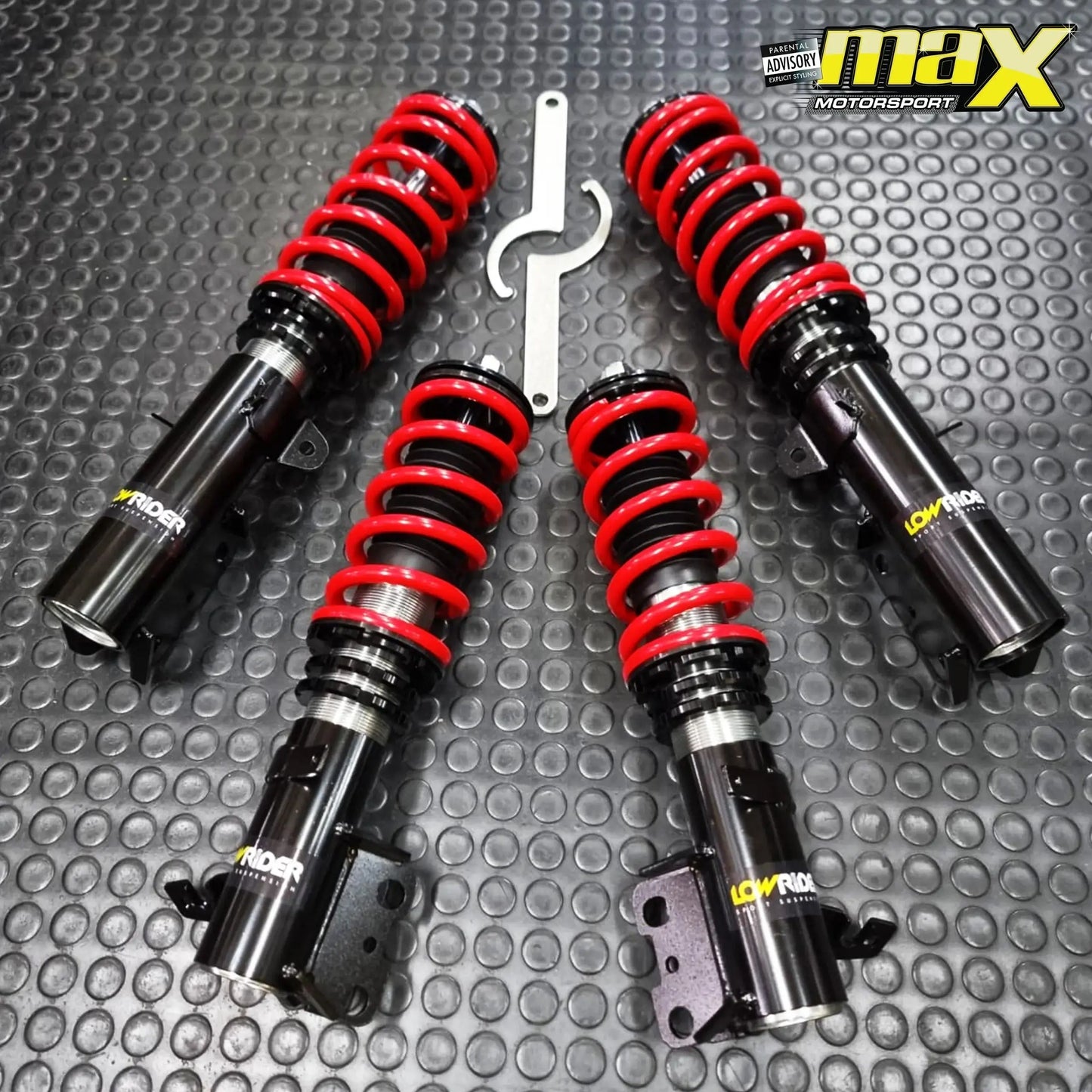 Lowrider Coilover Kit (Height Adjustable) - Toyota Corolla E10 RSI/RXI Lowrider Sport Suspension
