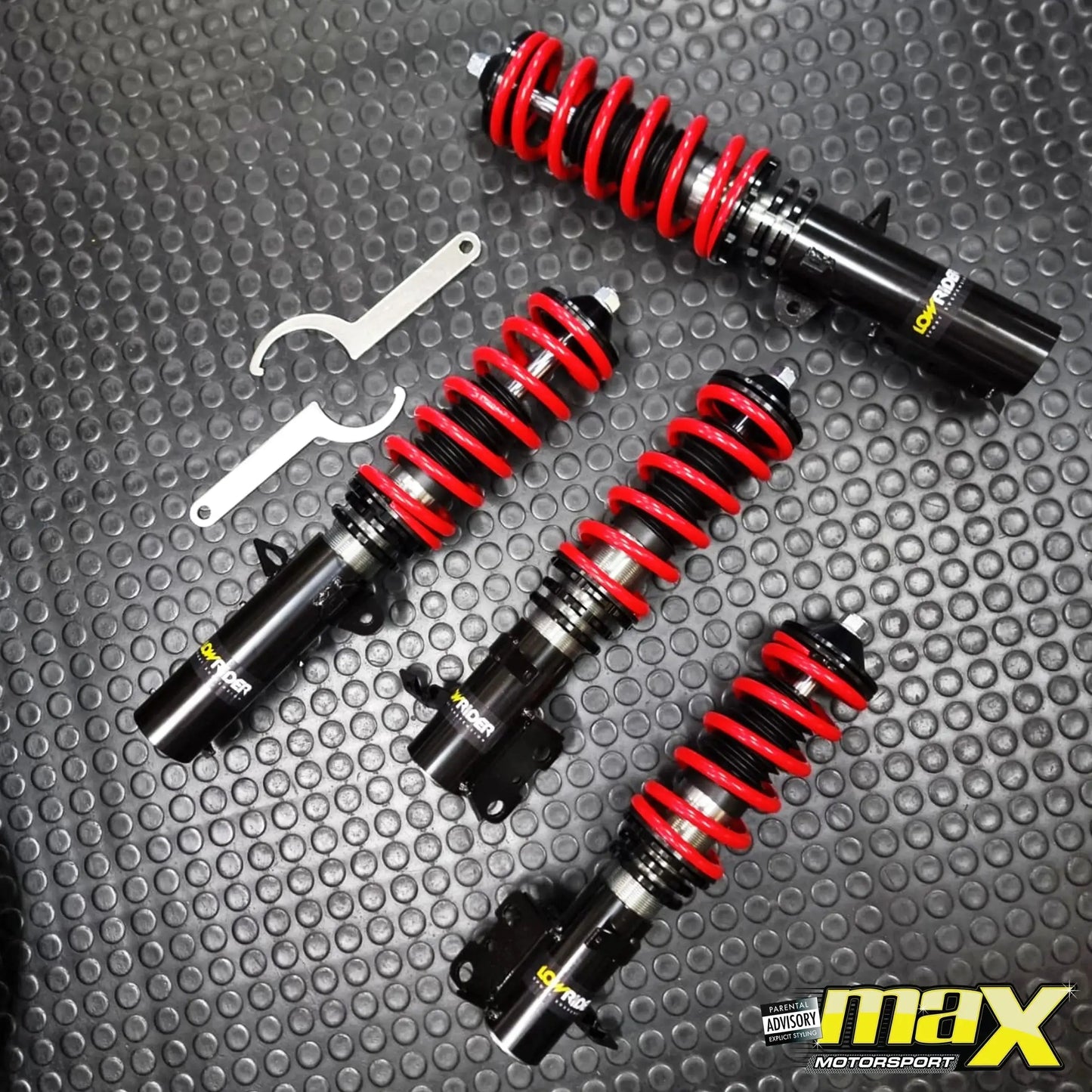 Lowrider Coilover Kit (Height Adjustable) - Toyota Corolla E10 RSI/RXI Lowrider Sport Suspension