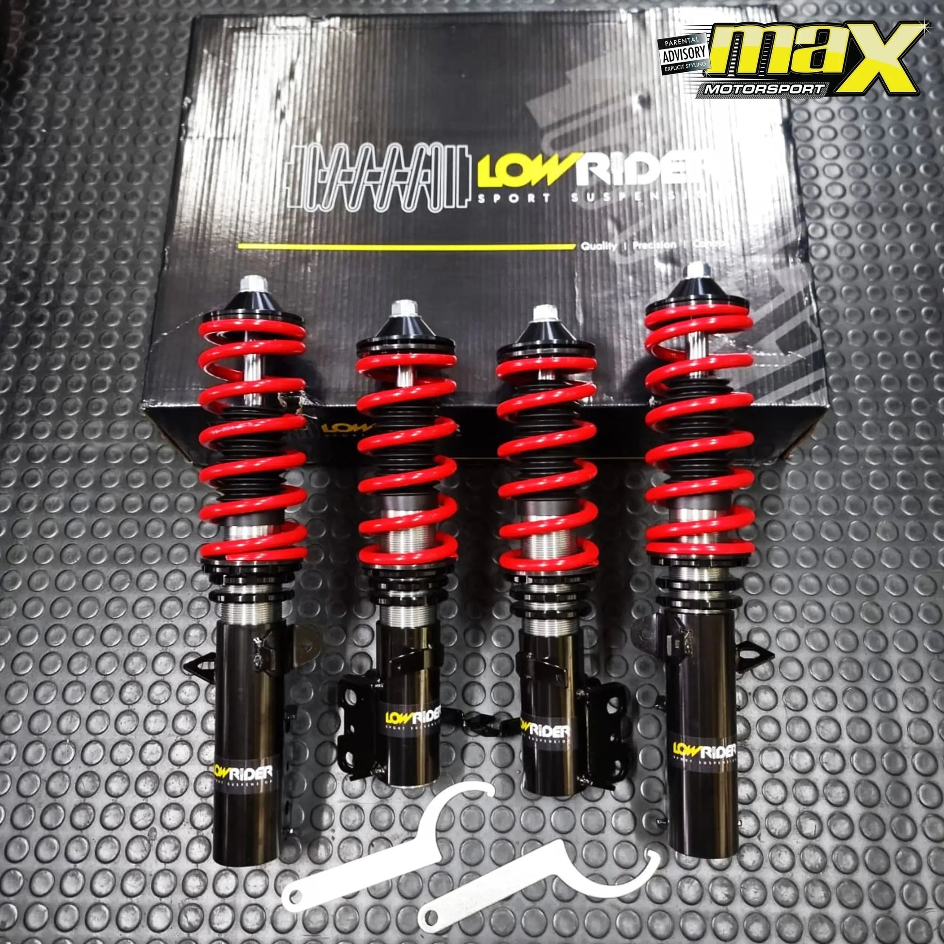 Lowrider Coilover Kit (Height Adjustable) - Toyota Corolla E10 RSI/RXI Lowrider Sport Suspension