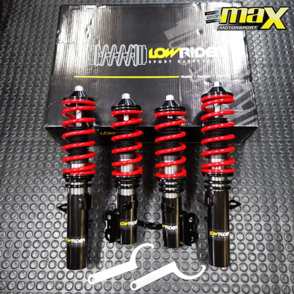 Lowrider Coilover Kit (Height Adjustable) - Toyota Corolla E10 RSI/RXI Lowrider Sport Suspension