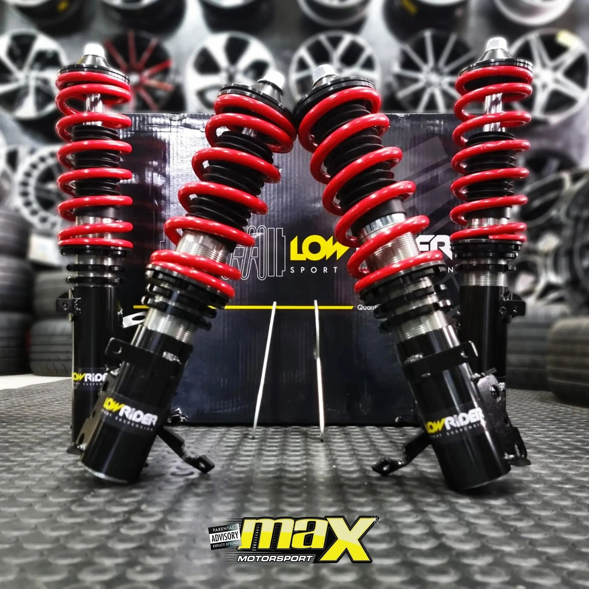 Lowrider Coilover Kit (Height Adjustable) - Toyota Corolla E10 RSI/RXI Lowrider Sport Suspension
