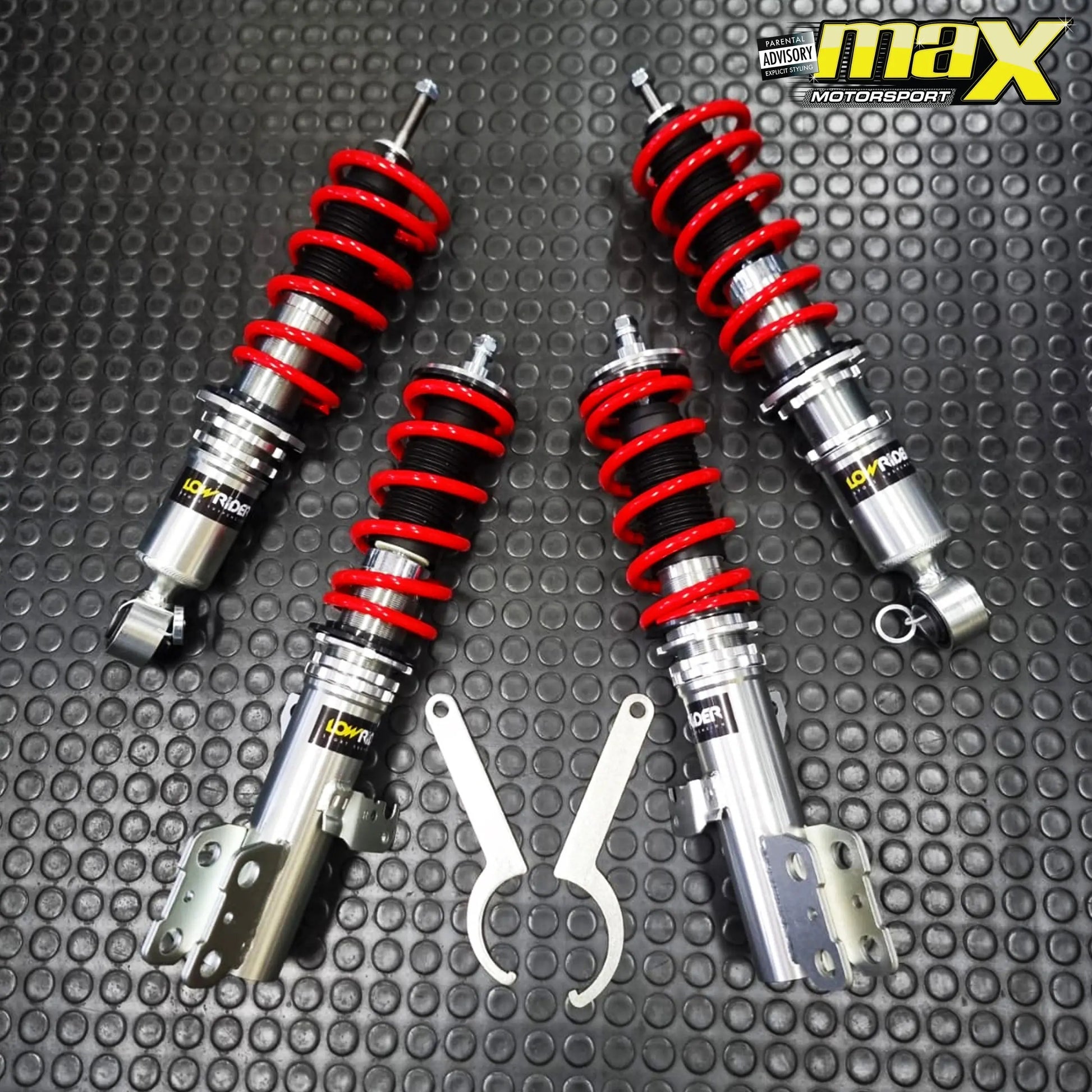 Lowrider Coilover Kit (Height Adjustable) - Toyota E12 Run-X Lowrider Sport Suspension