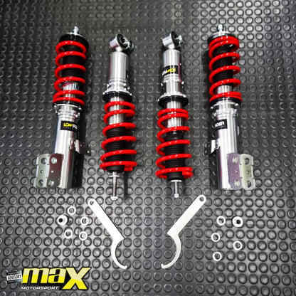 Lowrider Coilover Kit (Height Adjustable) - Toyota E12 Run-X Lowrider Sport Suspension