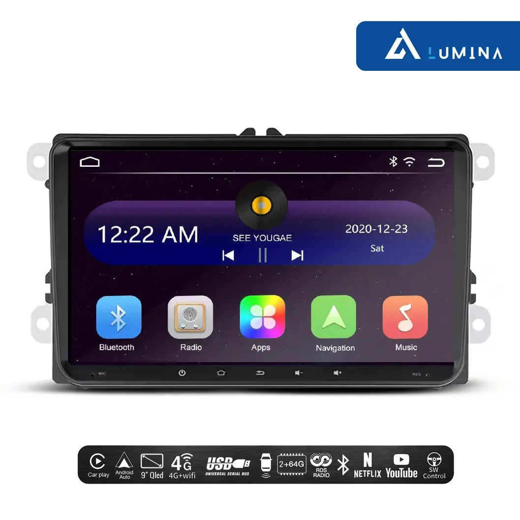Lumina - 9 Inch VW Android Unit With Apple Car Play & Android Auto ...