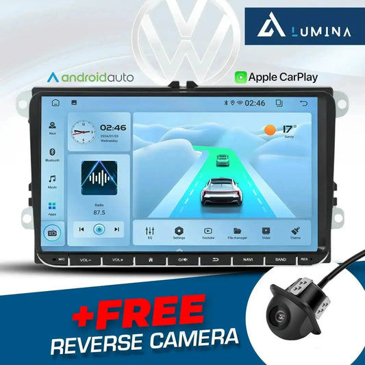 Lumina - 9 Inch VW Android Unit With Apple Car Play & Android Auto + FREE Reverse Camera LUMINA AUDIO