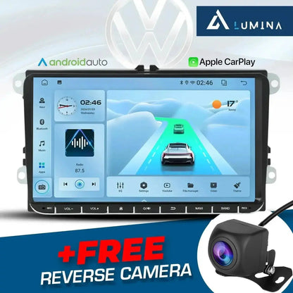 Lumina - 9 Inch VW Android Unit With Apple Car Play & Android Auto + FREE Reverse Camera LUMINA AUDIO
