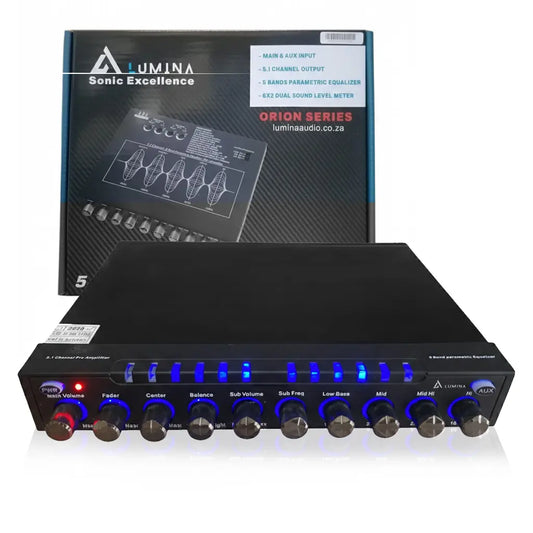 Lumina LEQ-5PRO 5-Band Equalizer With Reactive Light LUMINA AUDIO