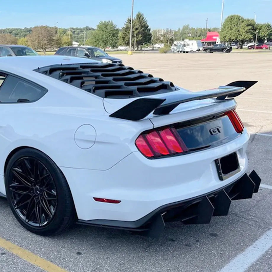 MP Concepts - Mustang Fastback Style Unpainted Plastic Boot Spoiler (15-17) MP Concepts