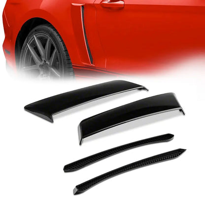 MP Concepts - Mustang (15-On) GT350 Style Rear Fender Vents (4-Piece) MP Concepts