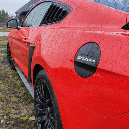 MP Concepts - Mustang (15-23) Matte Black Fuel Cap Flap MP Concepts