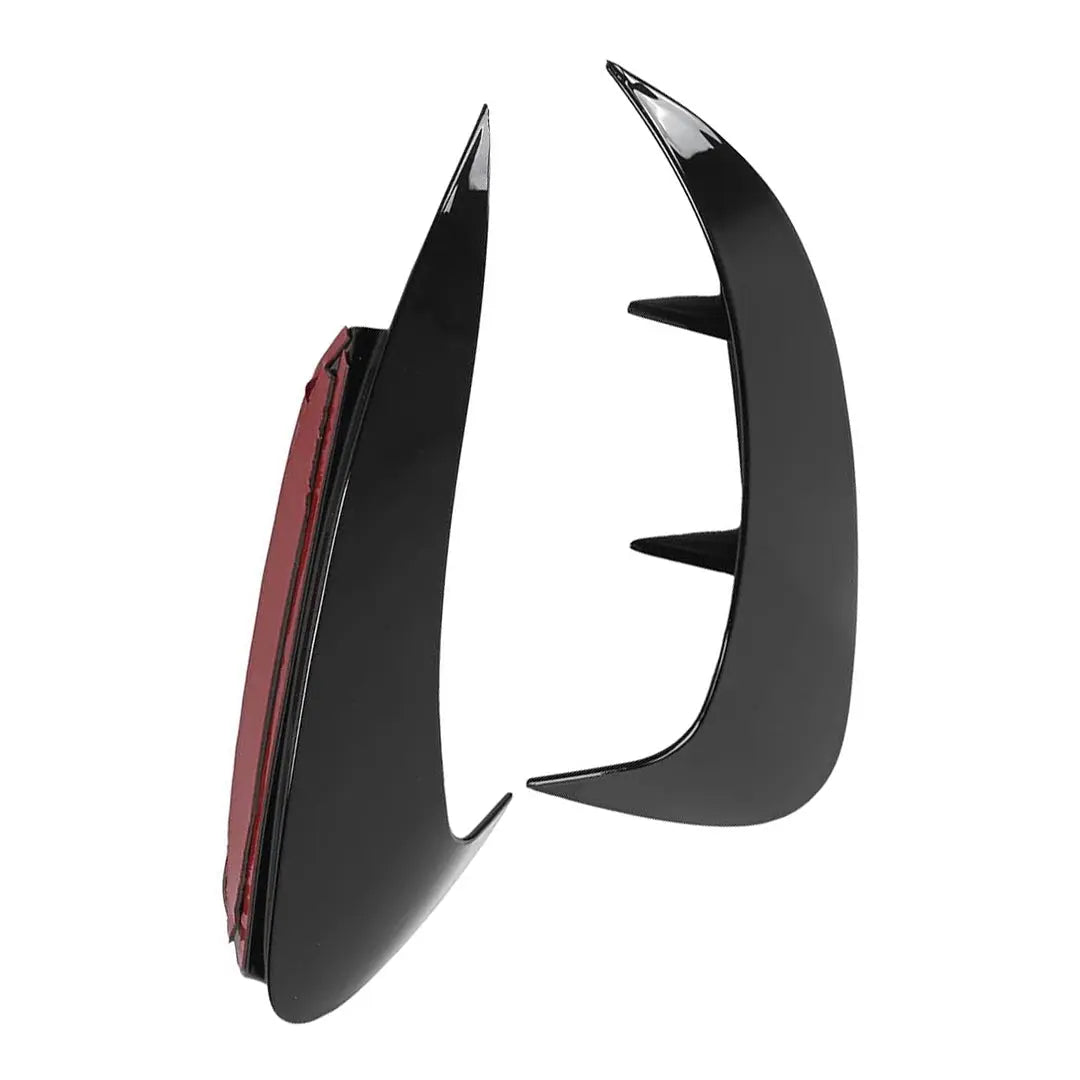 Merc W177 A-Class Sedan Aero Style Gloss Black Rear Bumper Canards Max Motorsport