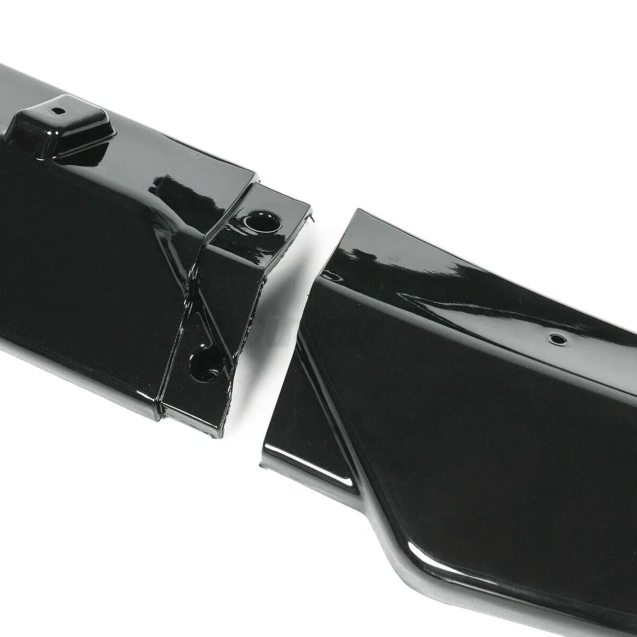 Merc W204 (11-14) Gloss Black Plastic Front Spoiler Max Motorsport