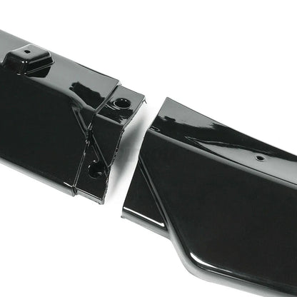 Merc W204 (11-14) Gloss Black Plastic Front Spoiler Max Motorsport