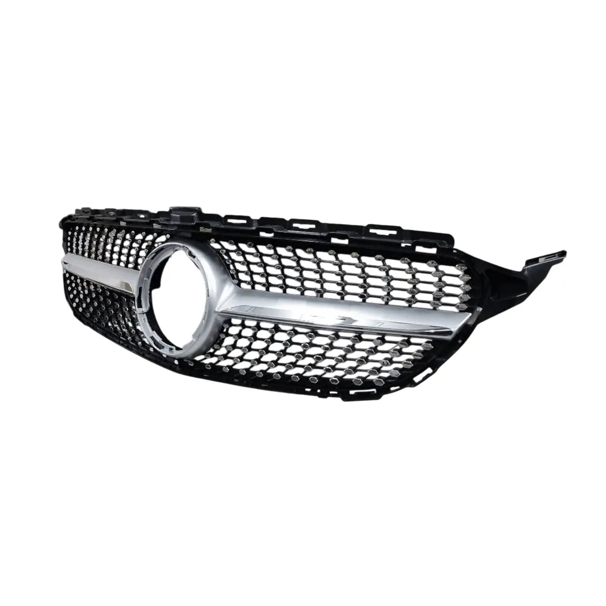 Merc W205 Diamond Grille 19-22 Chrome Max Motorsport